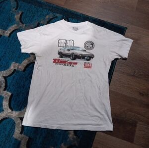 DGK Mens T Shirt White Tuner Graphic Print Short Sleeve Pullover Size M Cotton